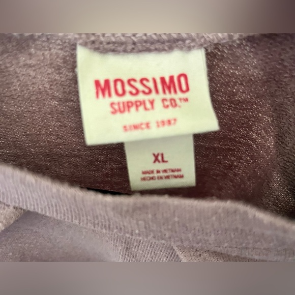 Mossimo Mauve Off Shoulder Ruffle Sweater XL - Picture 3 of 6